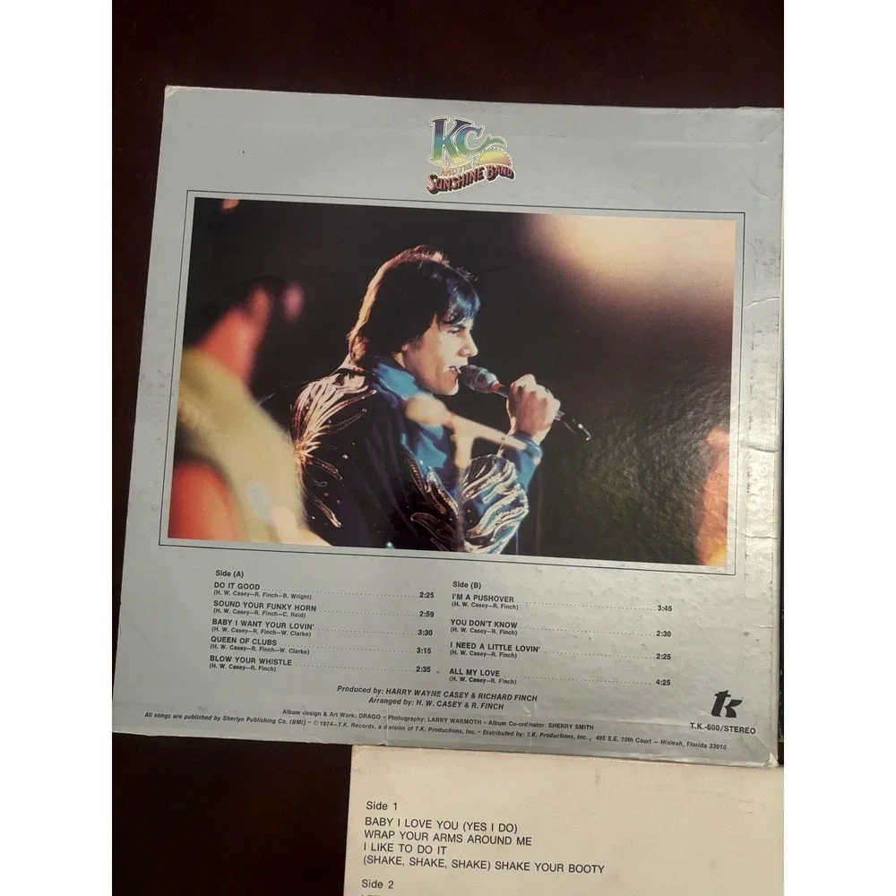 KC & THE SUNSHINE BAND: LOT OF 3 VINYL LPS - Picture 5 of 16
